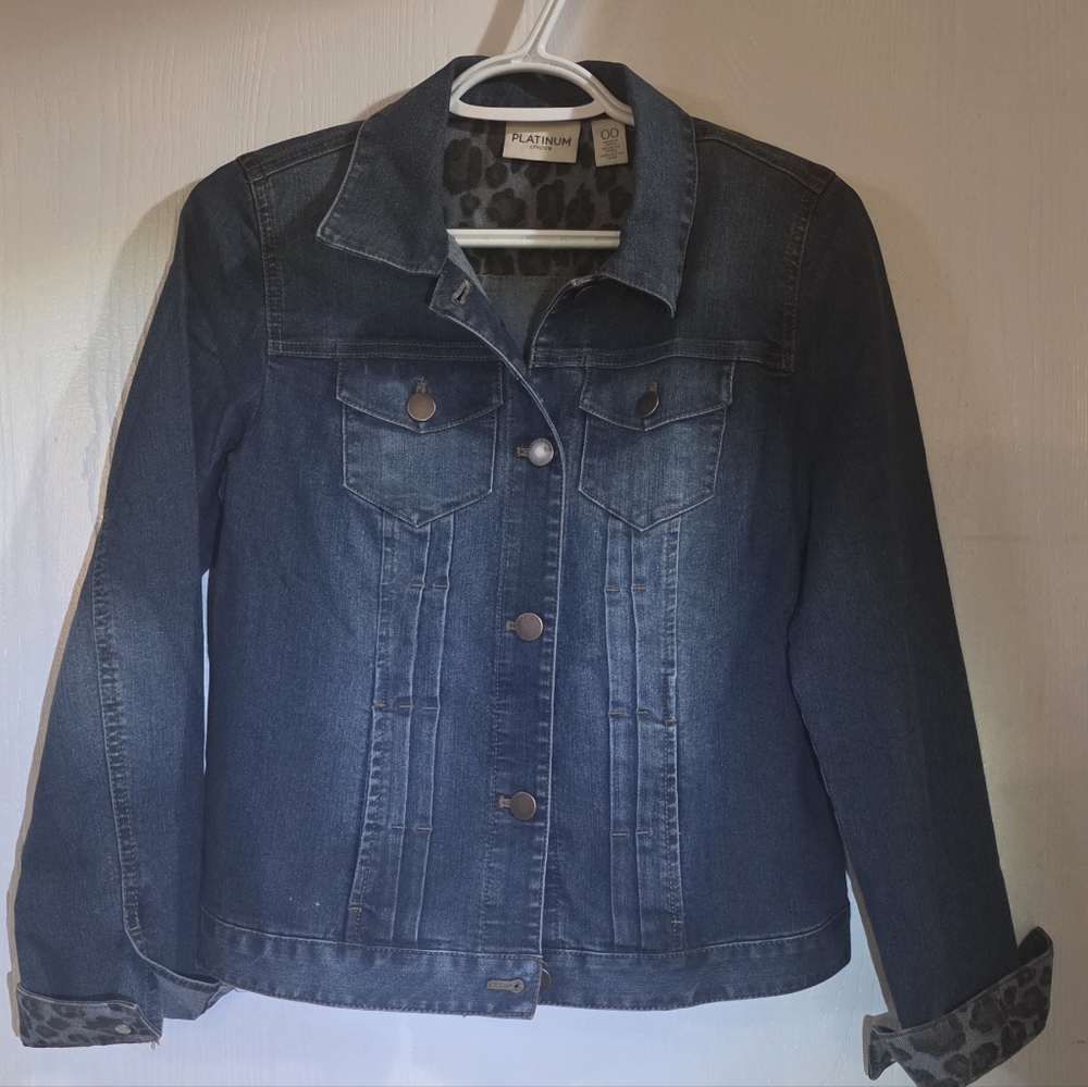 Chico's Denim Jacket, Size 00